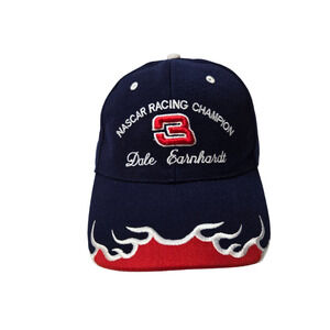 Nascar Racing Champion Dale Earnhardt 3 Navy Red Men's Cap Hat One Size
